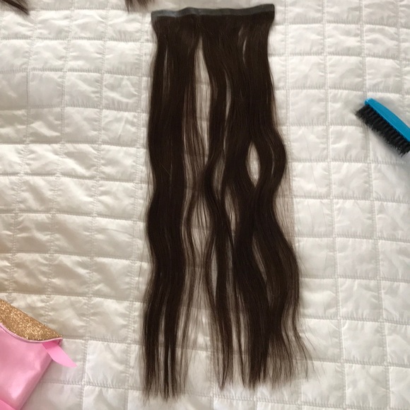18” of real hair extenxion